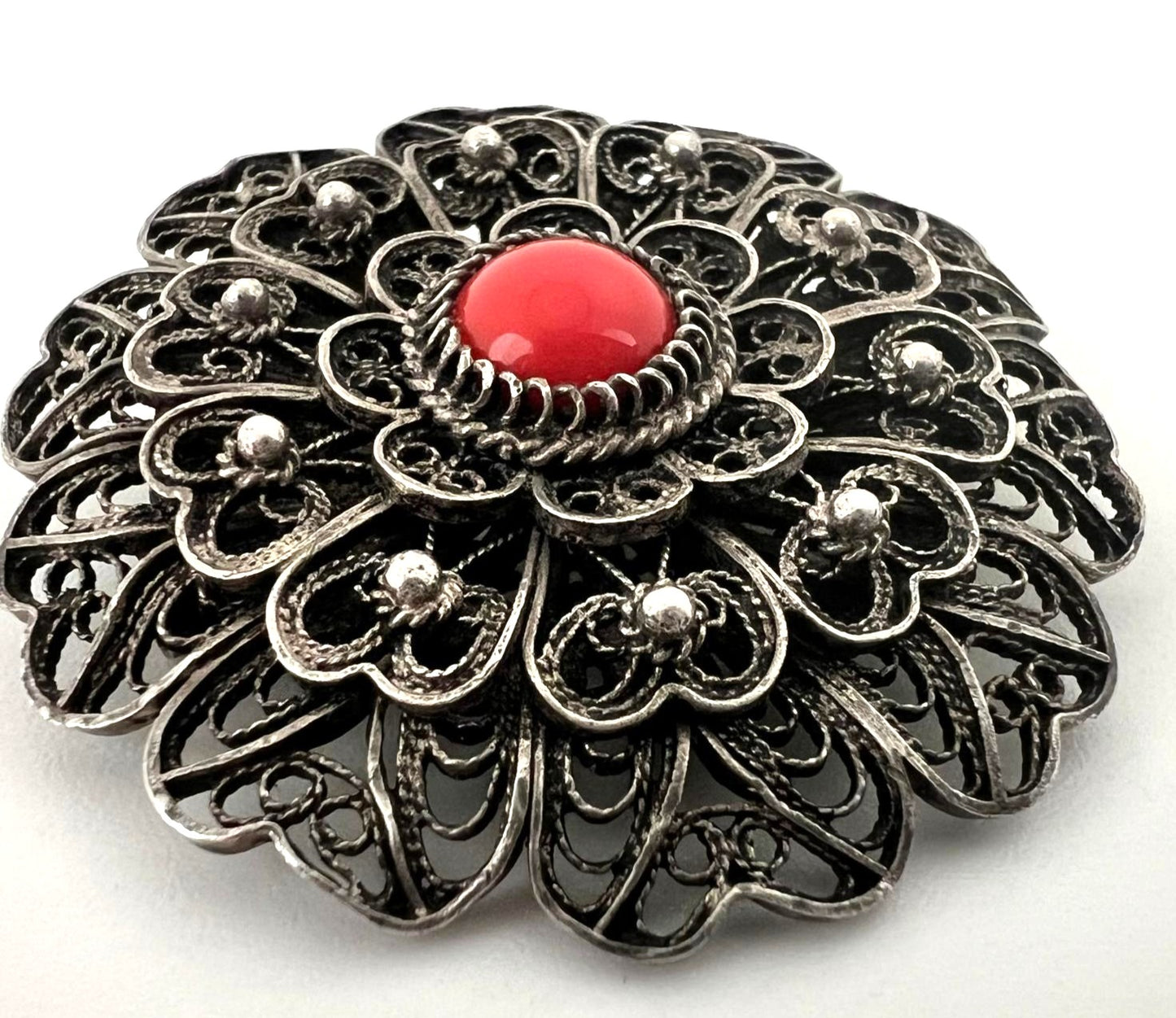 Antike Biedermeier Brosche 