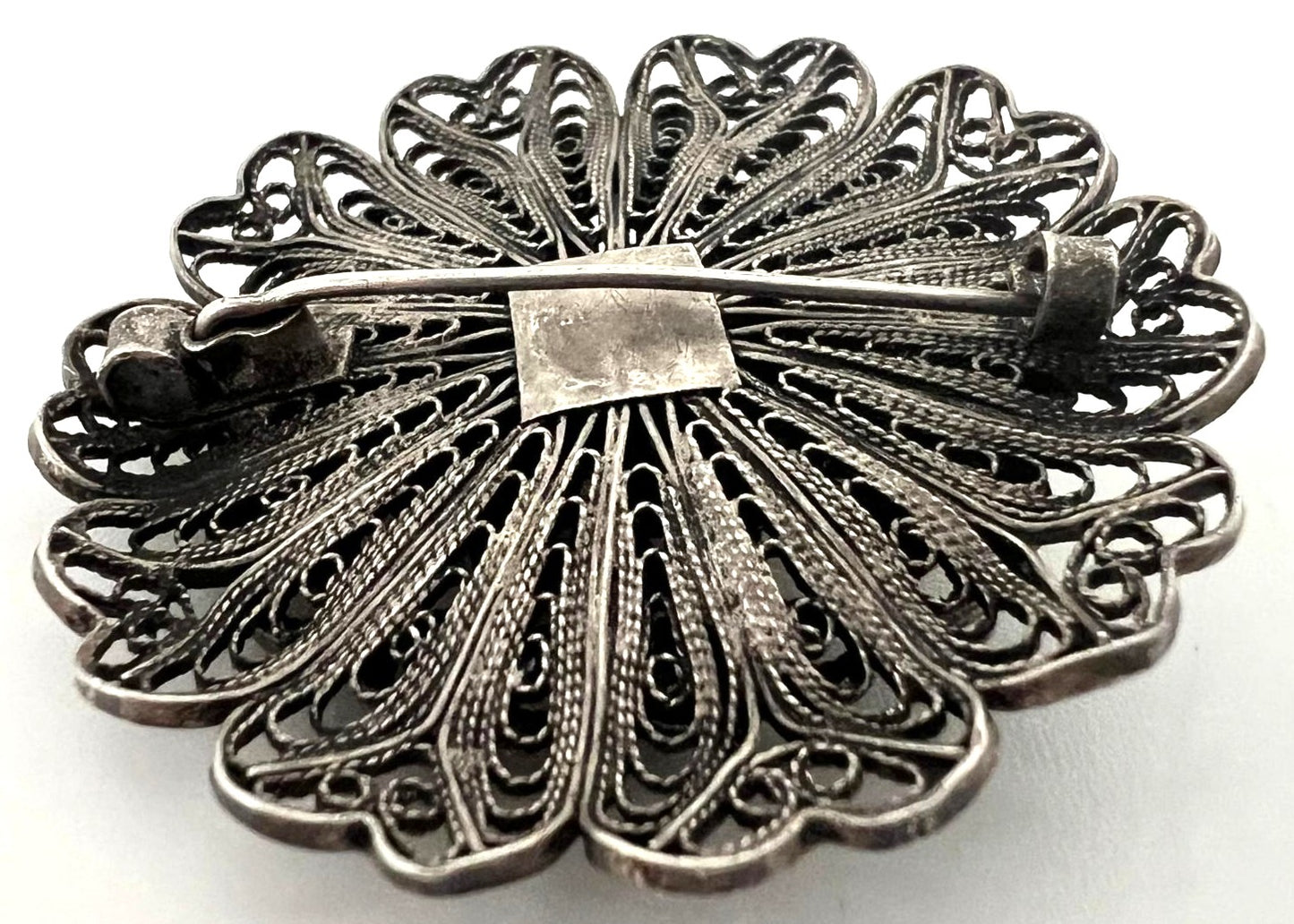 Antike Biedermeier Brosche 