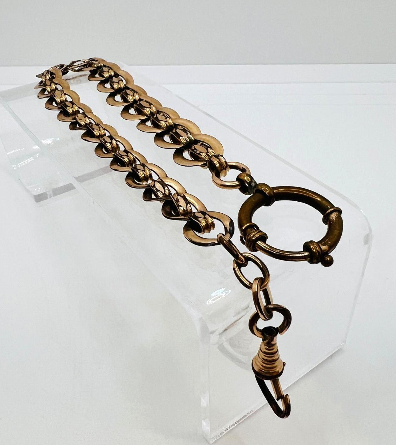 Antike Biedermeier Taschenuhrkette 