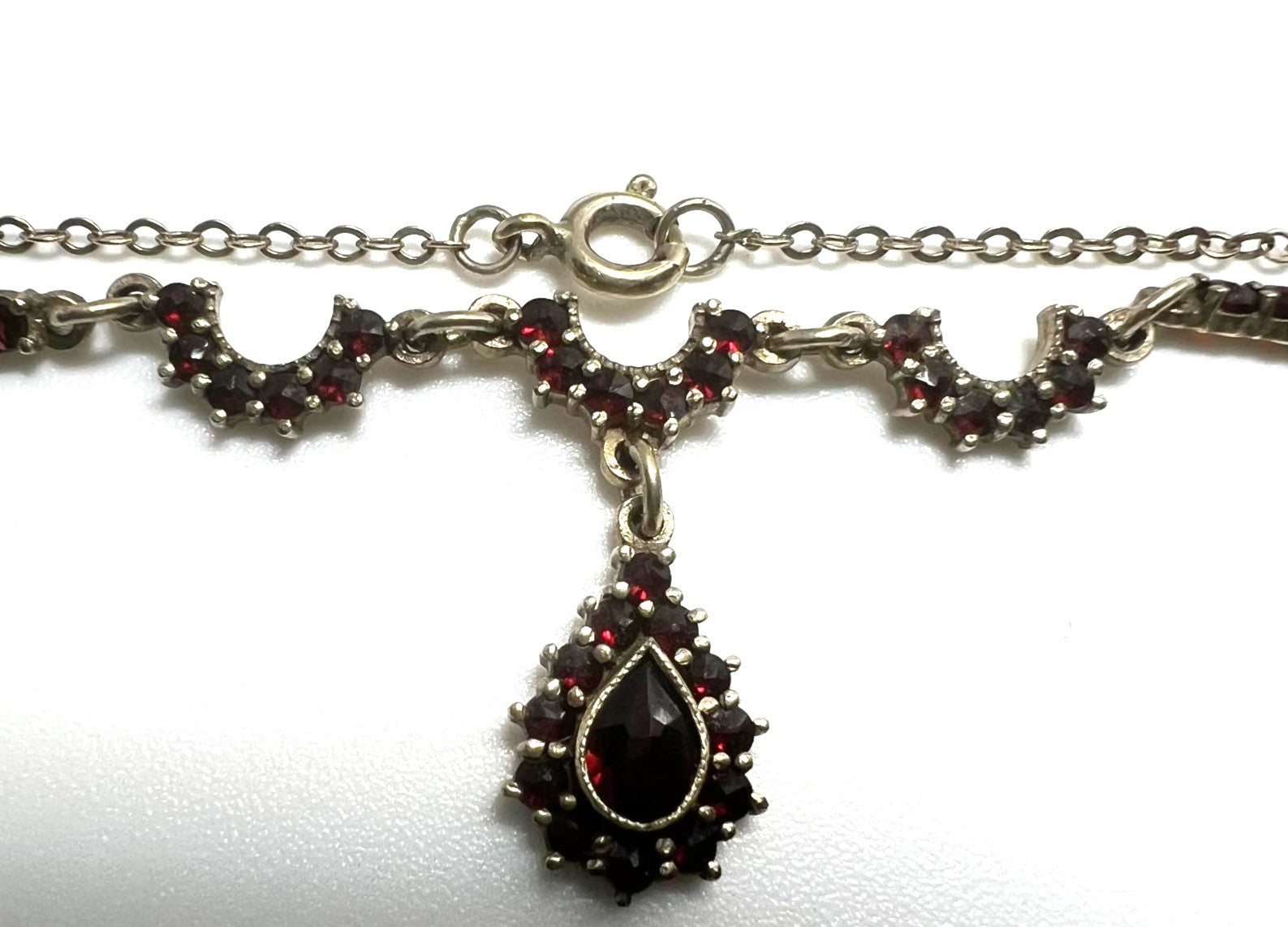 Antike Granatkette Böhmisches Collier