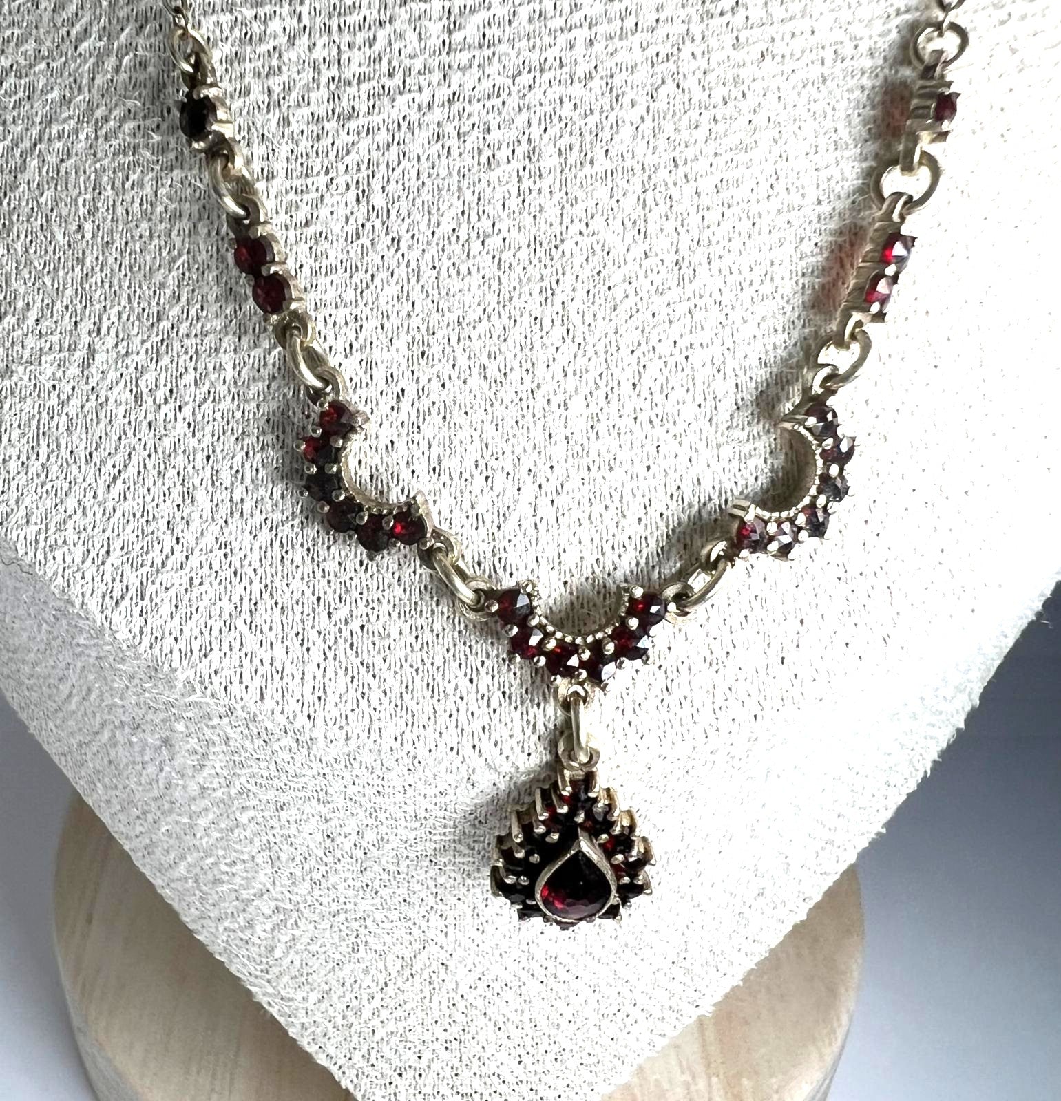 Antike Granatkette Böhmisches Collier