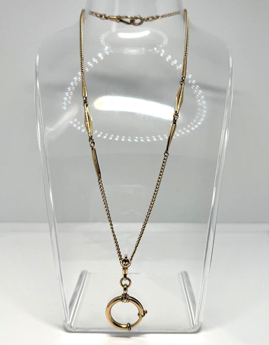 Antike Uhrkette aus 14 Karat Gold