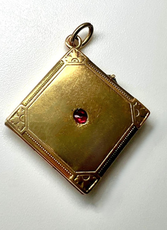 Antikes Biedermeier Fotoamulett 