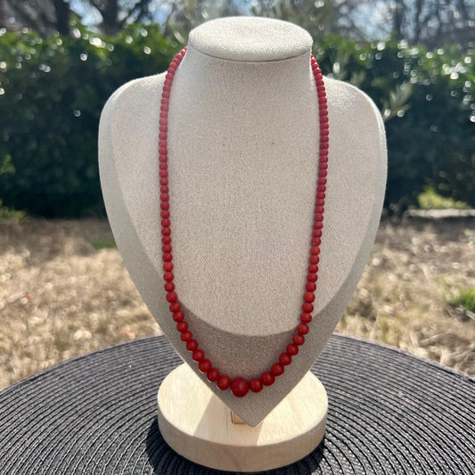 Art Deko Korallenkette Collier