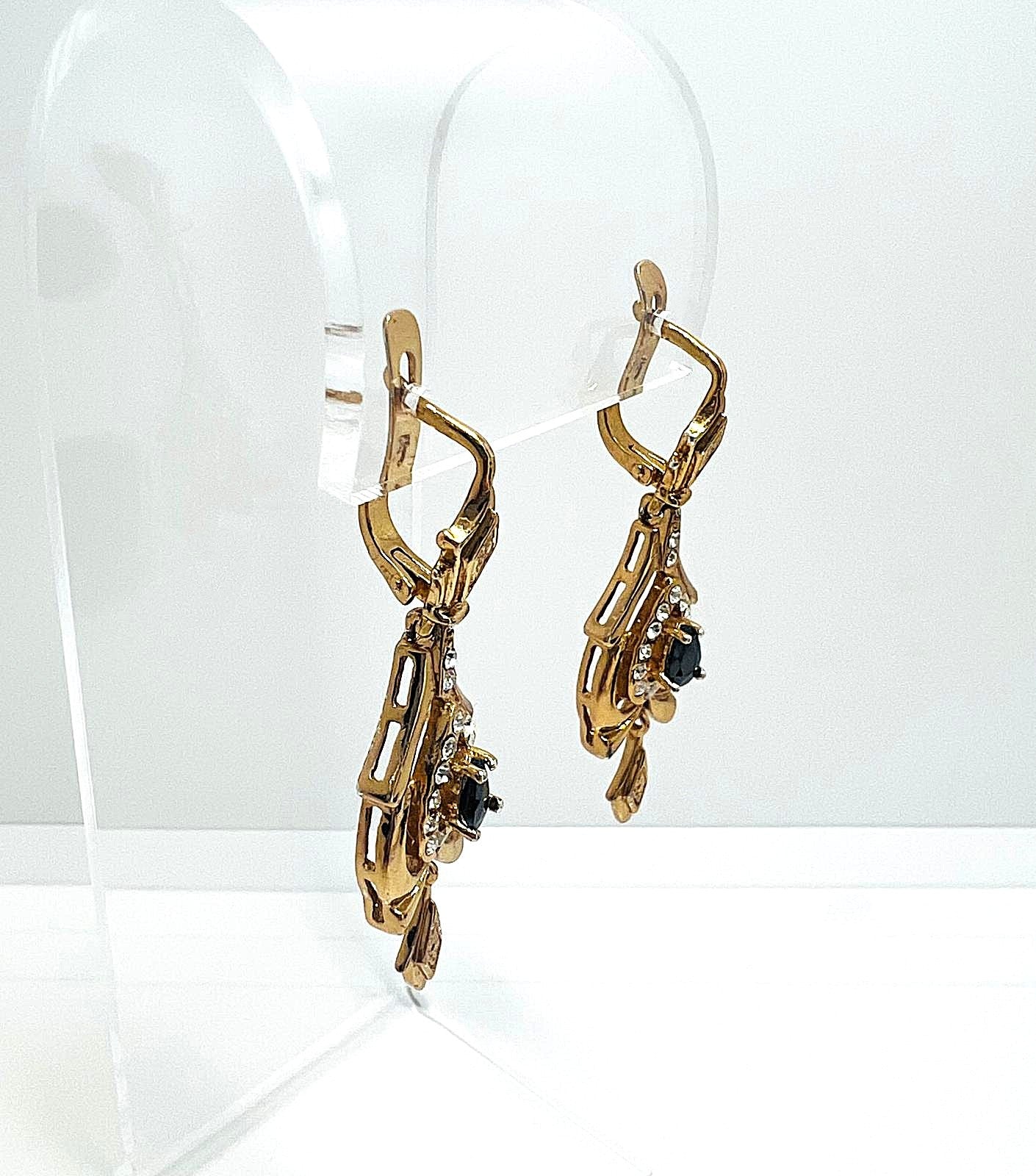 Art Déco Vintage Ohrringe