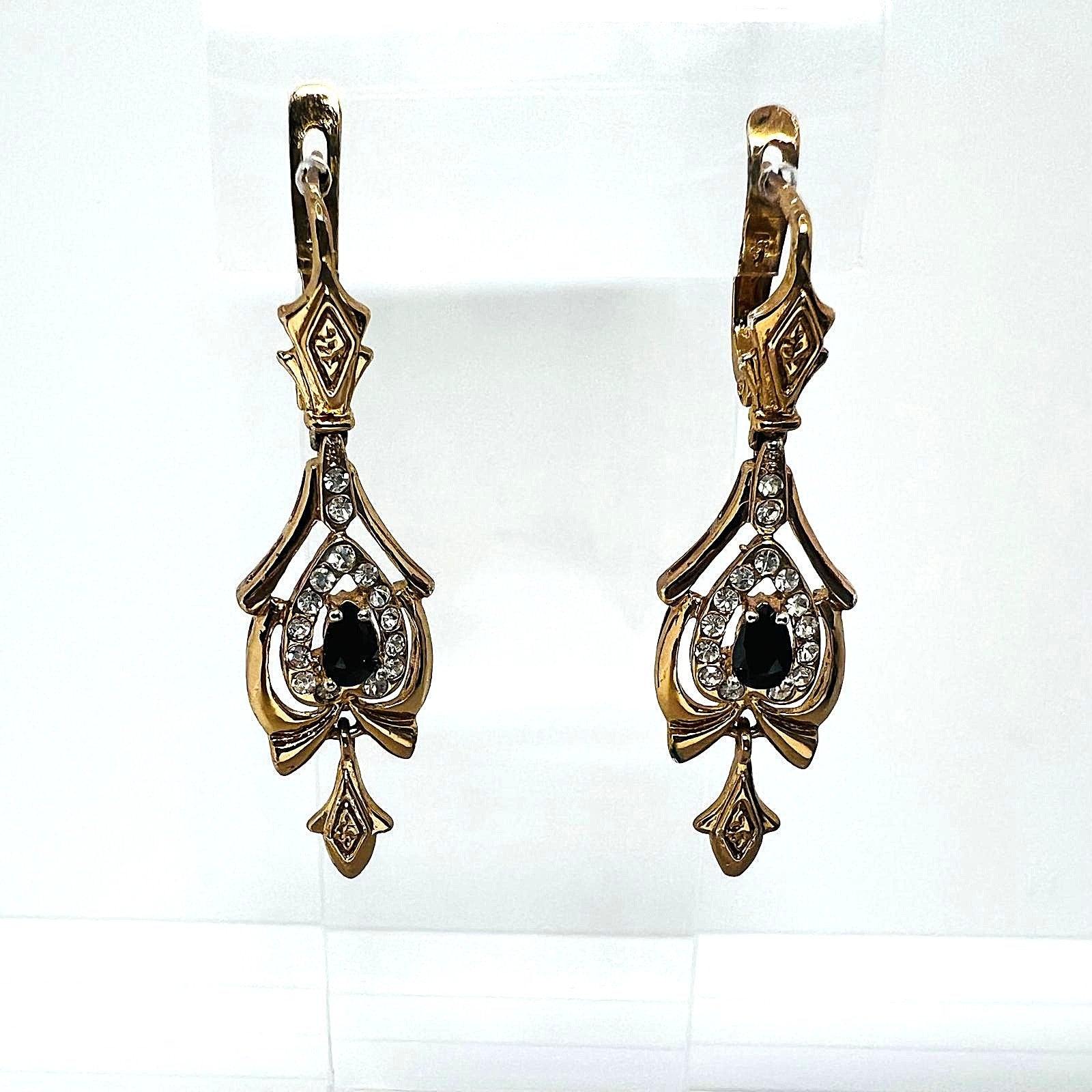 Art Déco Vintage Ohrringe