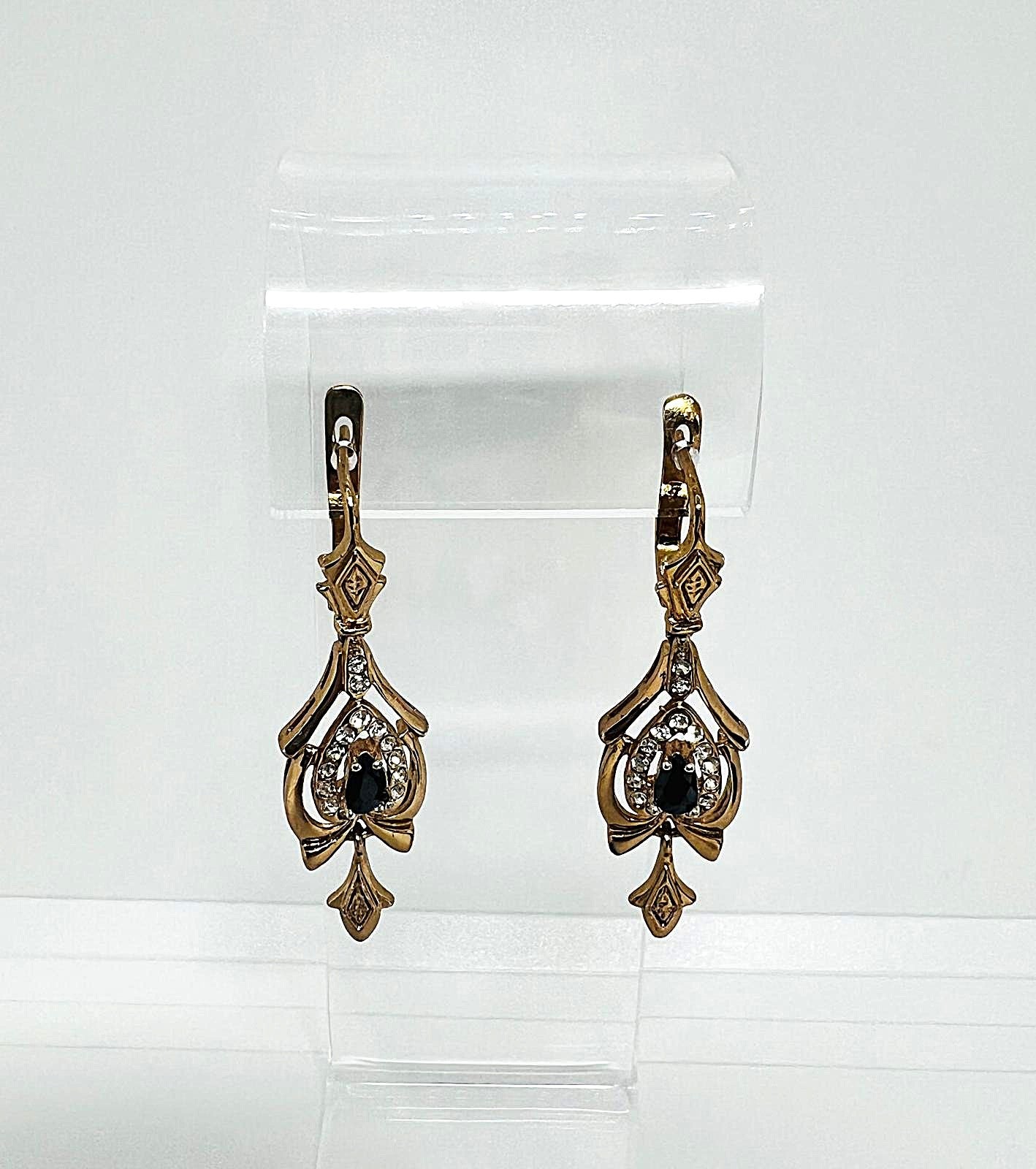 Art Déco Vintage Ohrringe