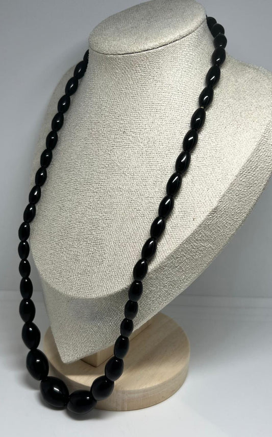Bakelit Kette in Schwarz