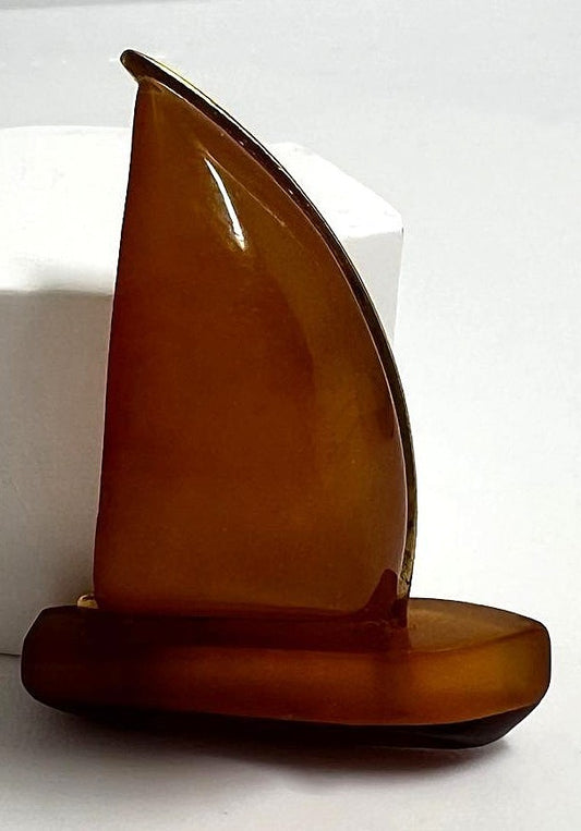 Butterscotch Bernstein Brosche 