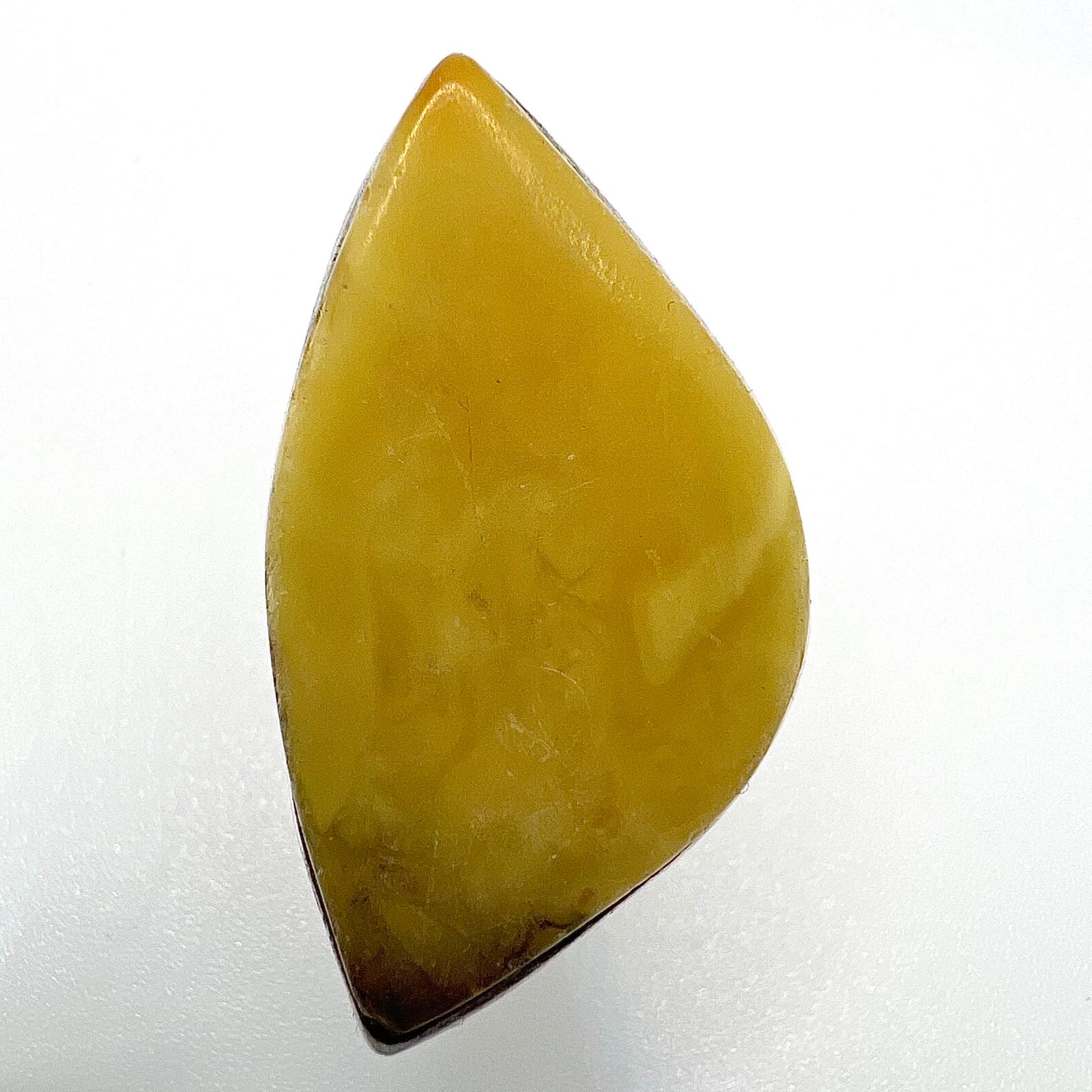 Handgefertigter Bernstein Butterscotch Ring