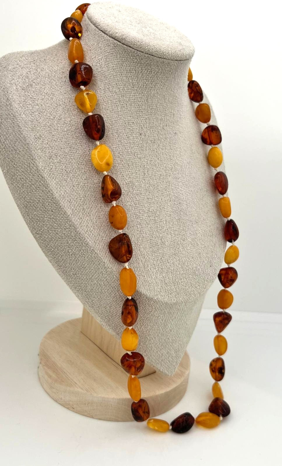 Bernstein Kette Butterscotch Amber 