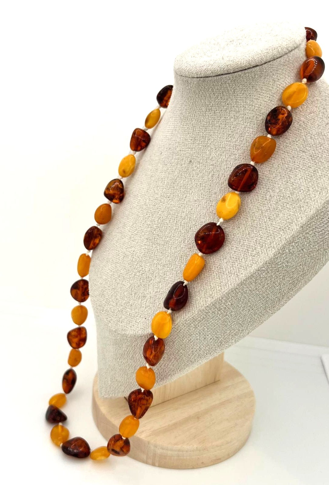 Bernstein Kette Butterscotch Amber 