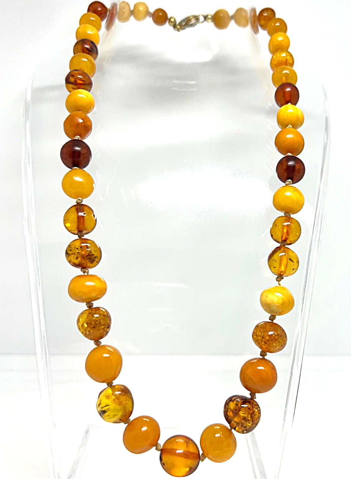 Bernstein Kette Butterscotch Cognac 