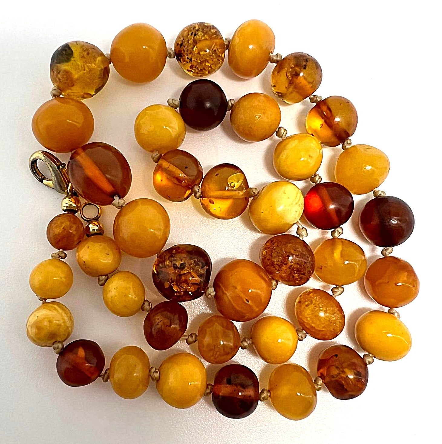 Bernstein Kette Butterscotch Cognac 
