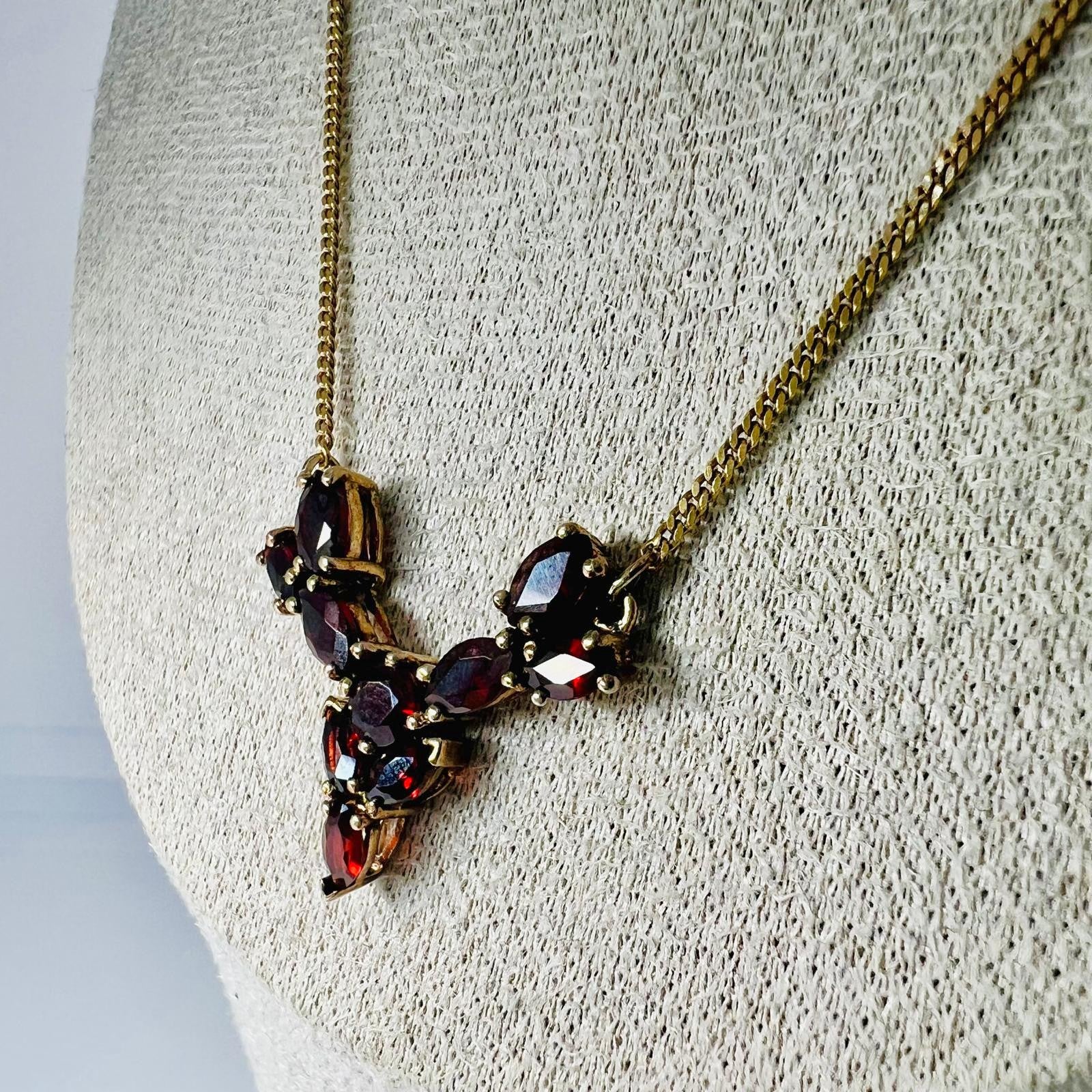 Böhmisches Granat Collier