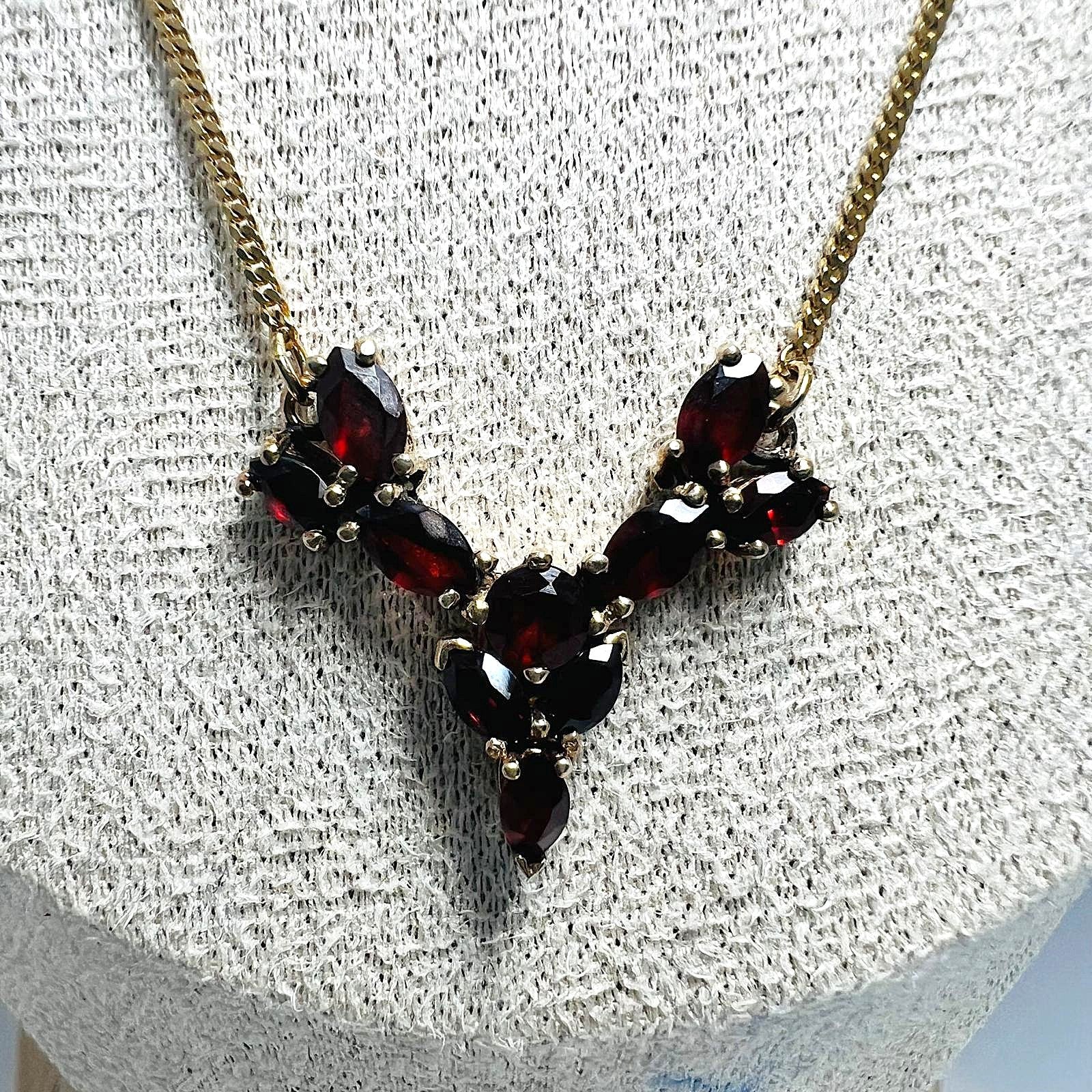 Böhmisches Granat Collier