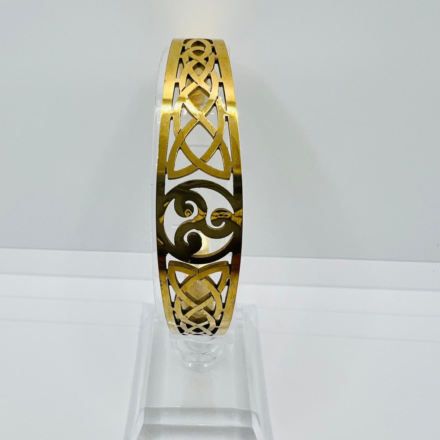 Edelstahl Armreif Gold