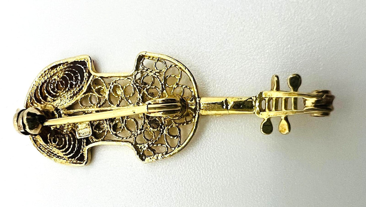 Jugendstil-Brosche 