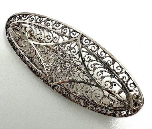 Jugendstil Filigran Brosche 