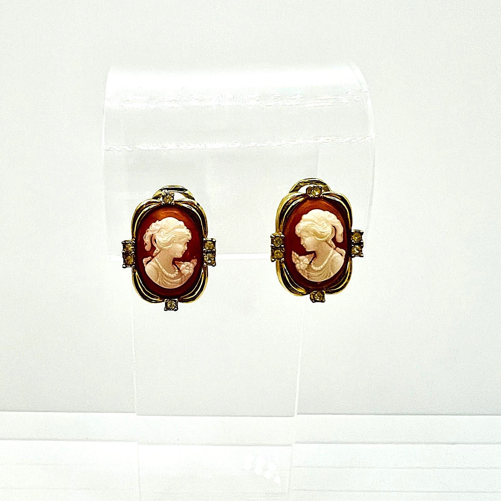 Jugendstil Vergoldete Cameo 