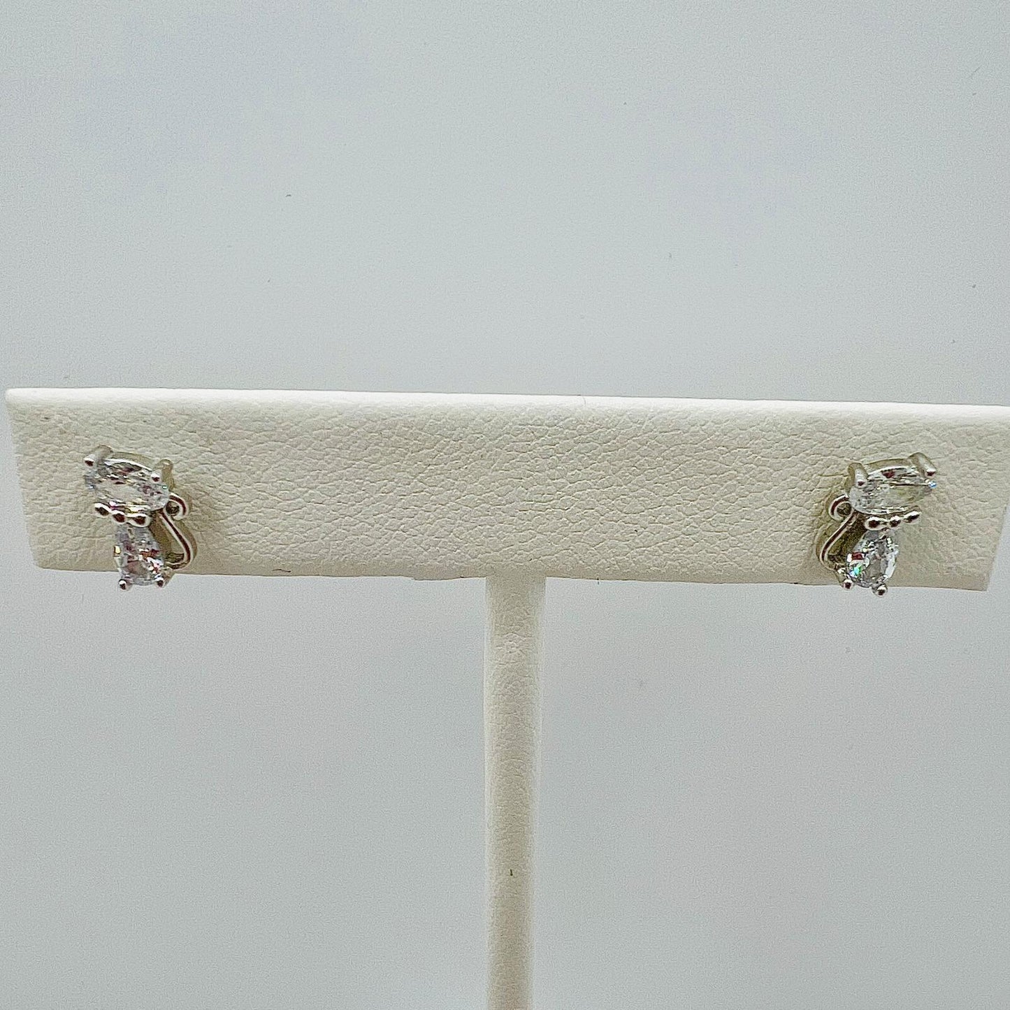 Katzen Ohrringe aus 925 Silber mit Zirkonia