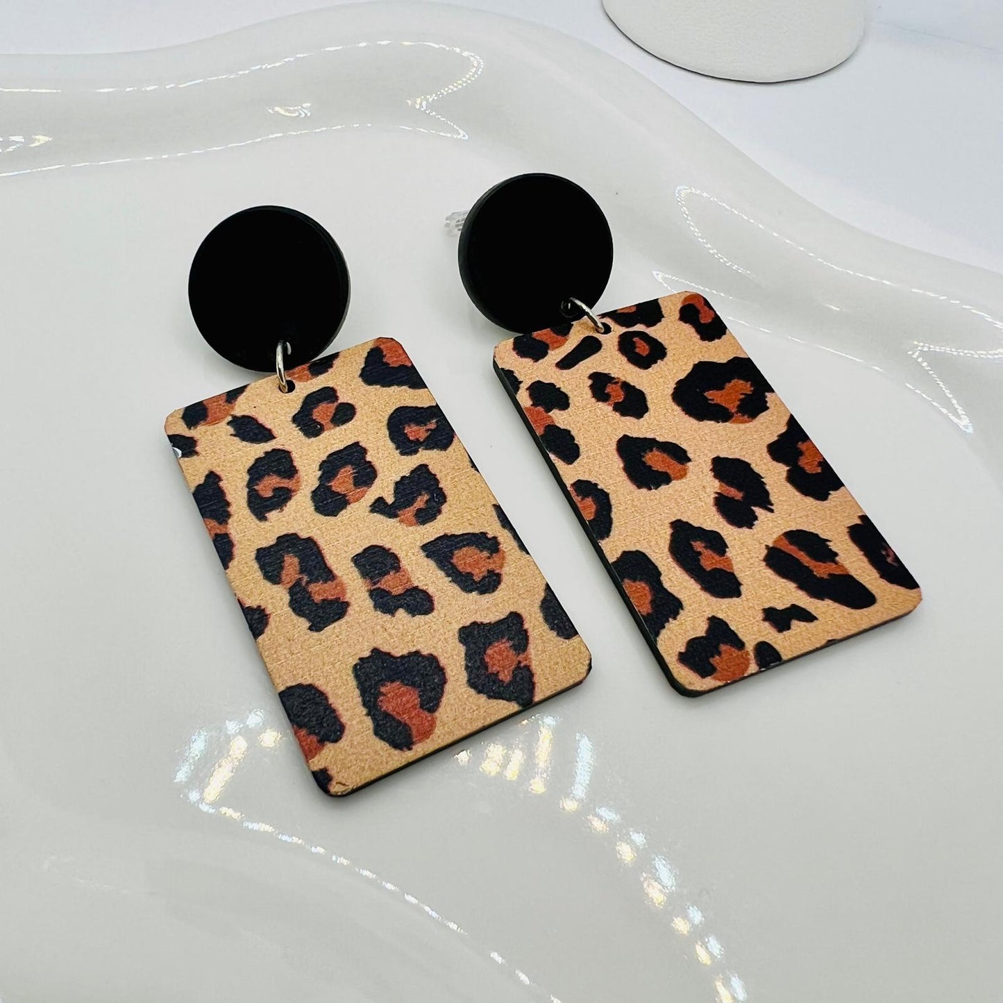 Leopard Look Ohrringe 