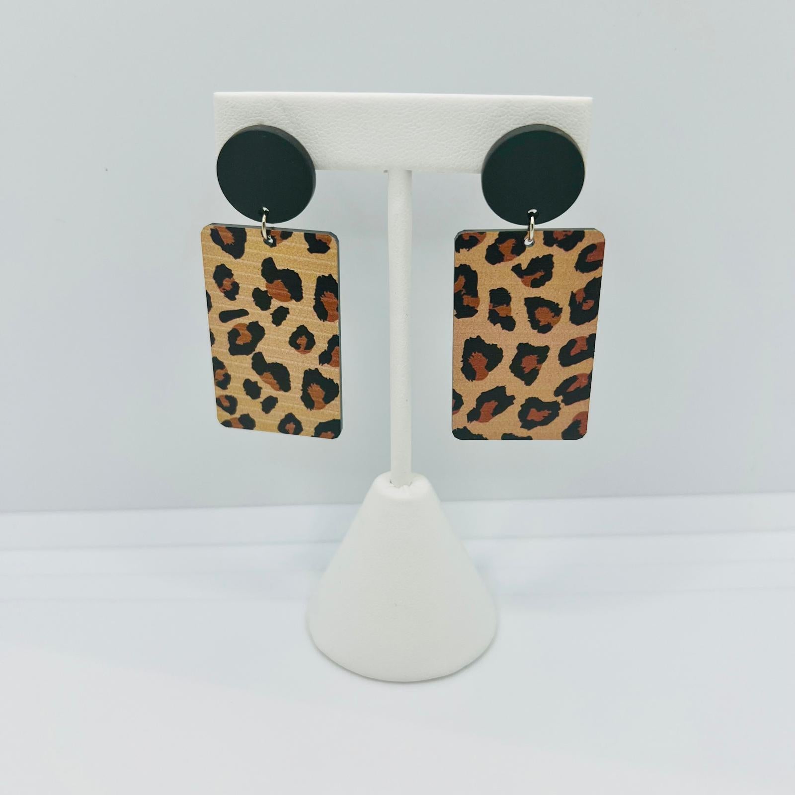 Leopard Look Ohrringe 