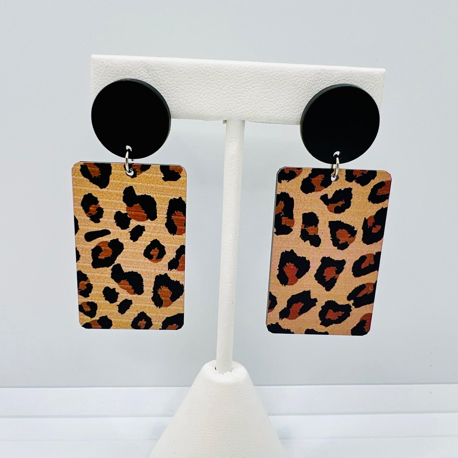 Leopard Look Ohrringe 