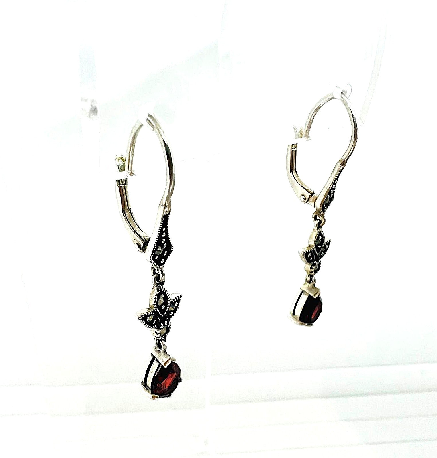 Minimalistische 925 Silber Ohrringe 