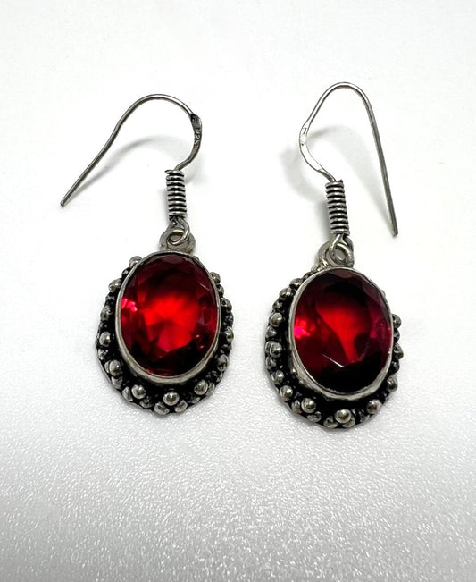 Vintage 925 Silber Ohrringe