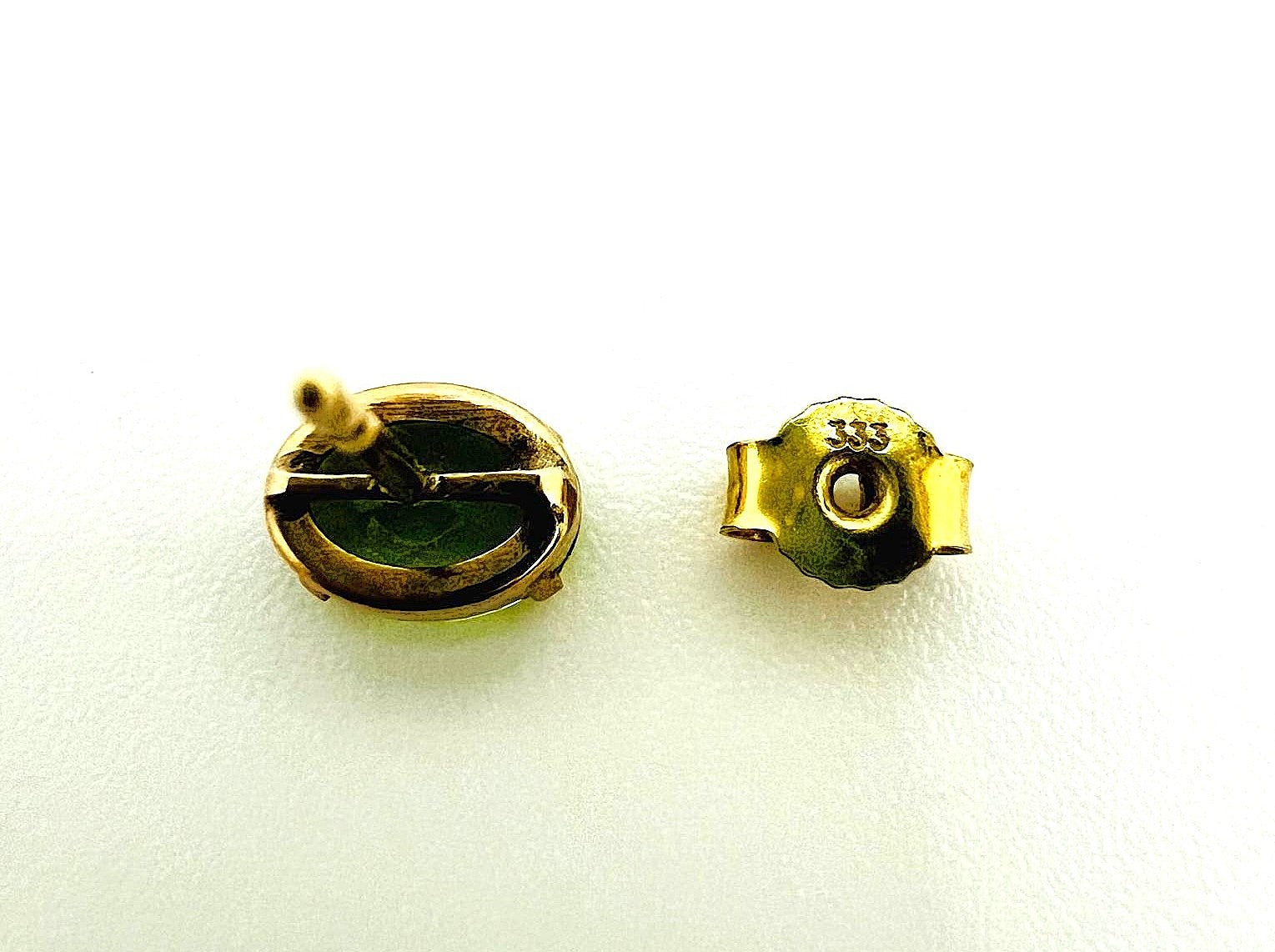 Peridot Ohrringe 333 Gold 0,8ct