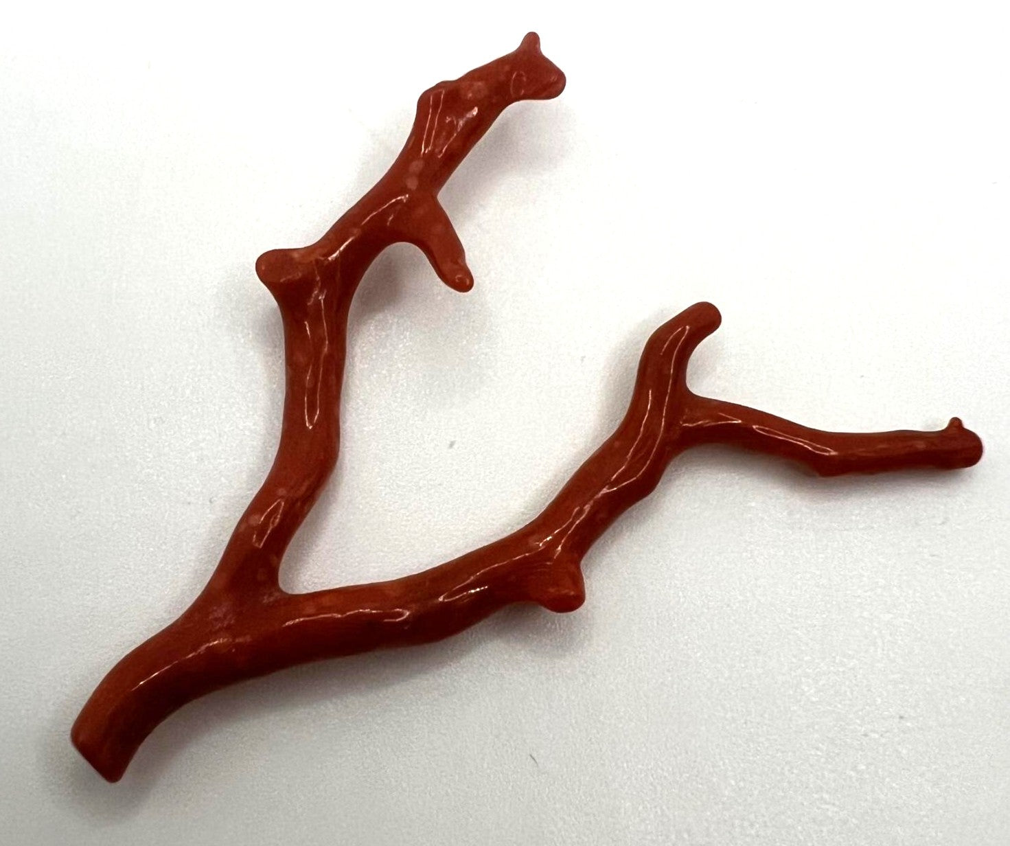 Sardinische Naturkoralle Zweig 6,41g 