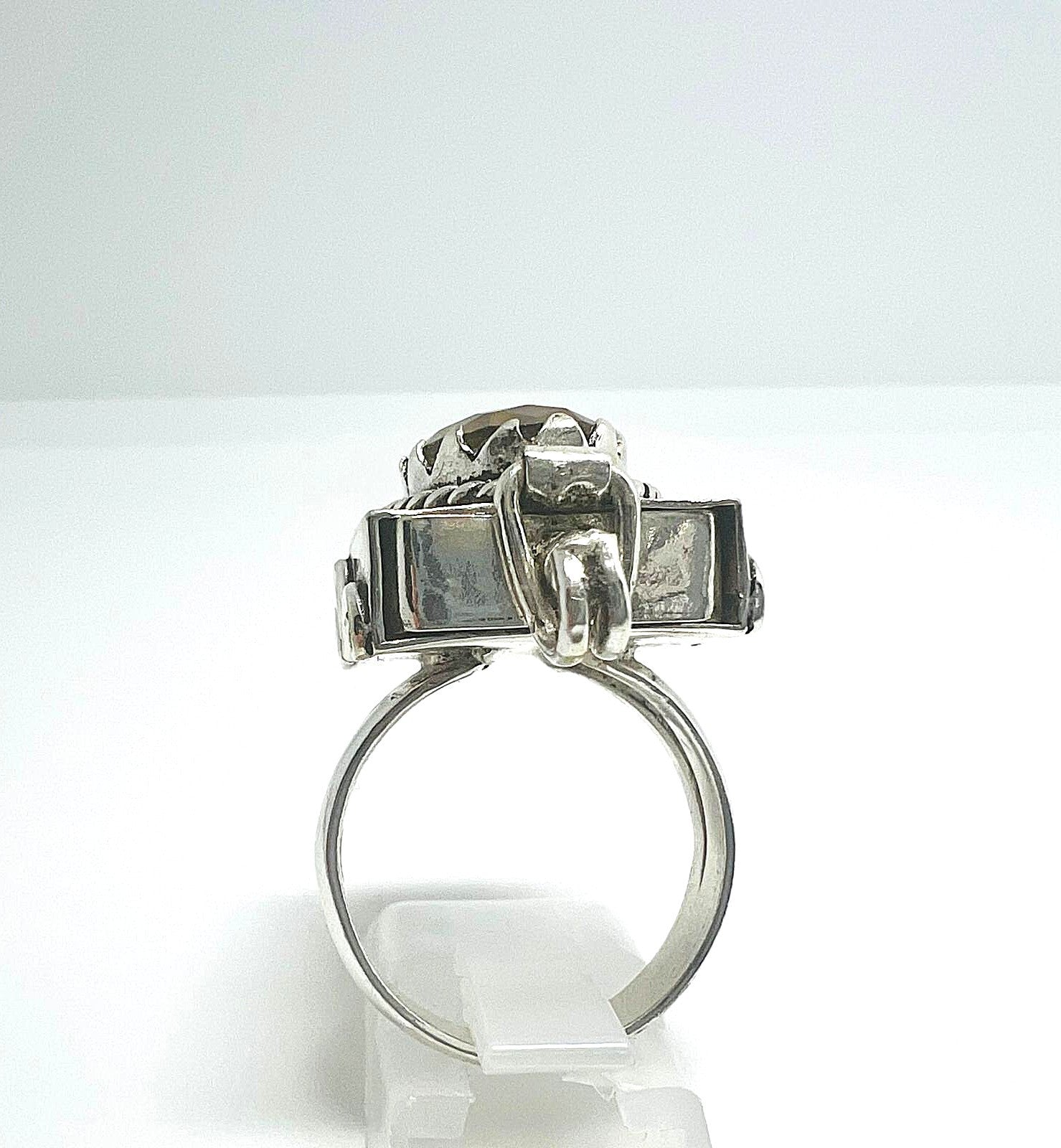 925er Silber Rauchquarz 