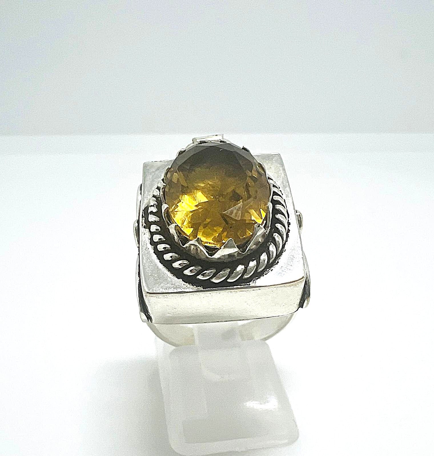 925er Silber Rauchquarz 