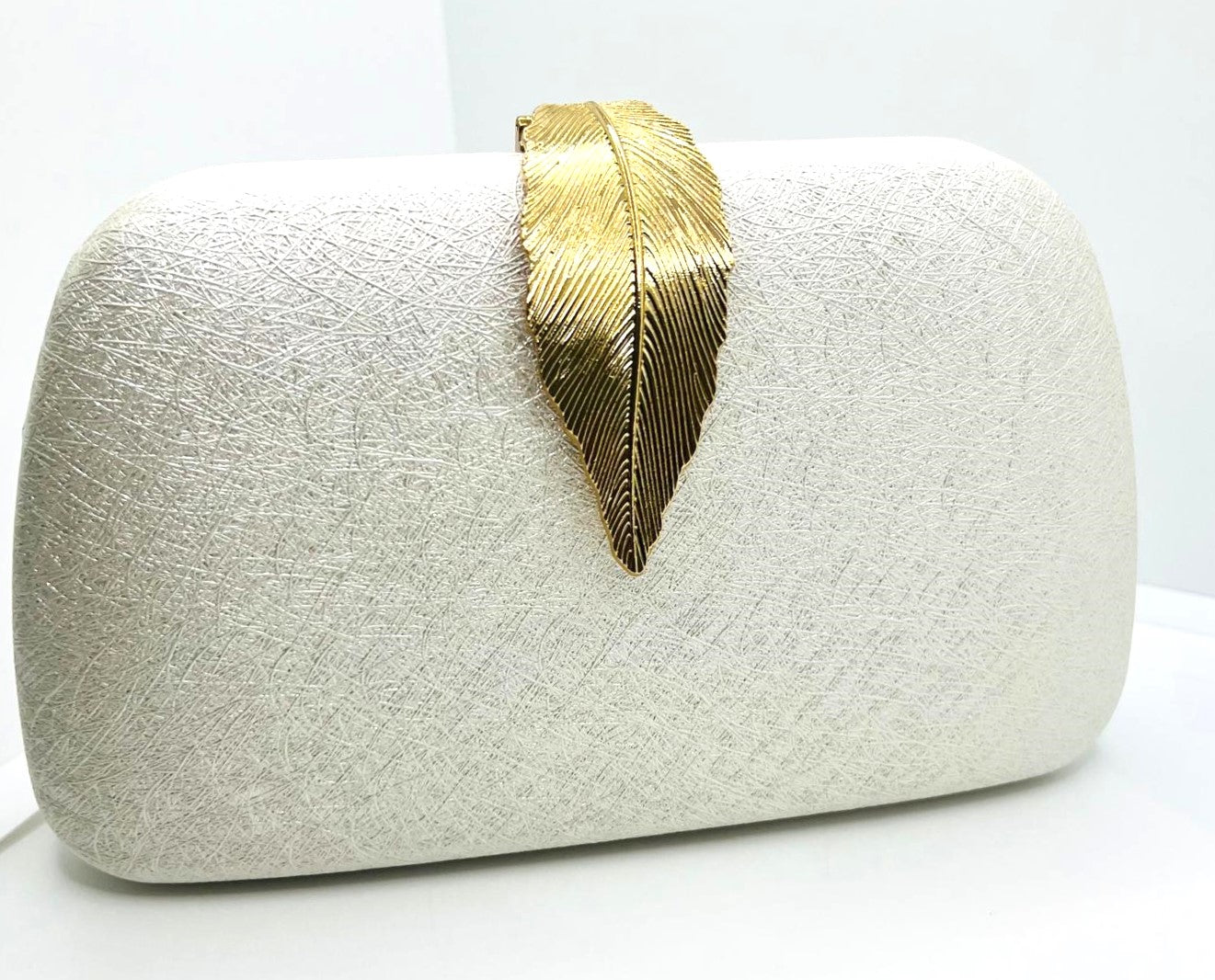 Silberne Abendtasche – Clutch