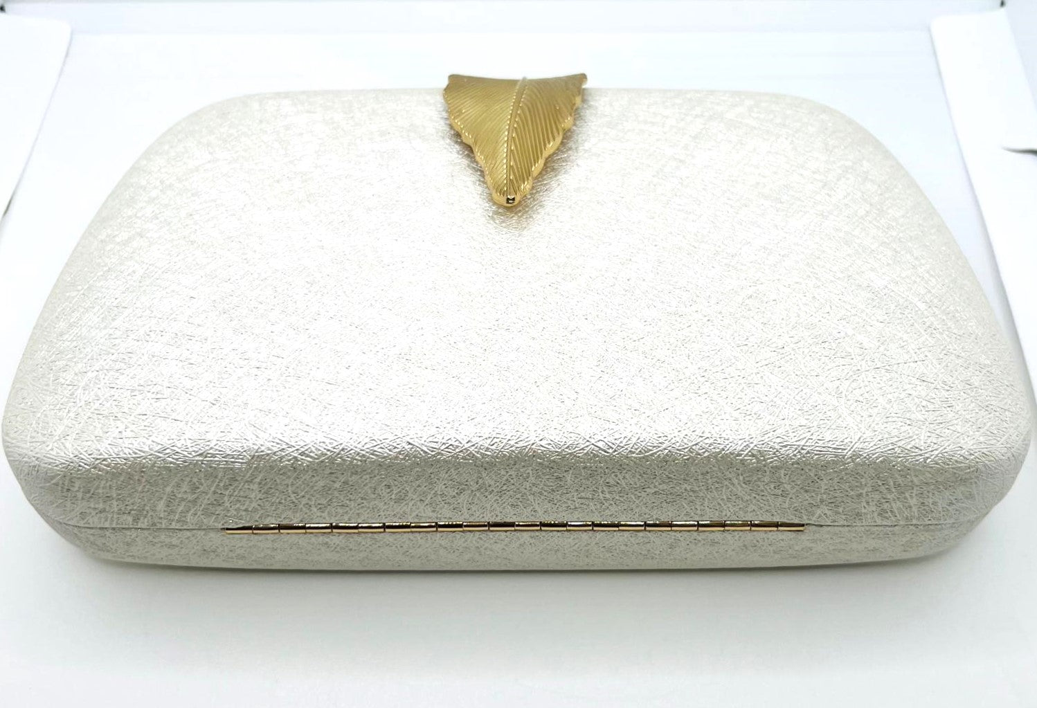 Silberne Abendtasche – Clutch