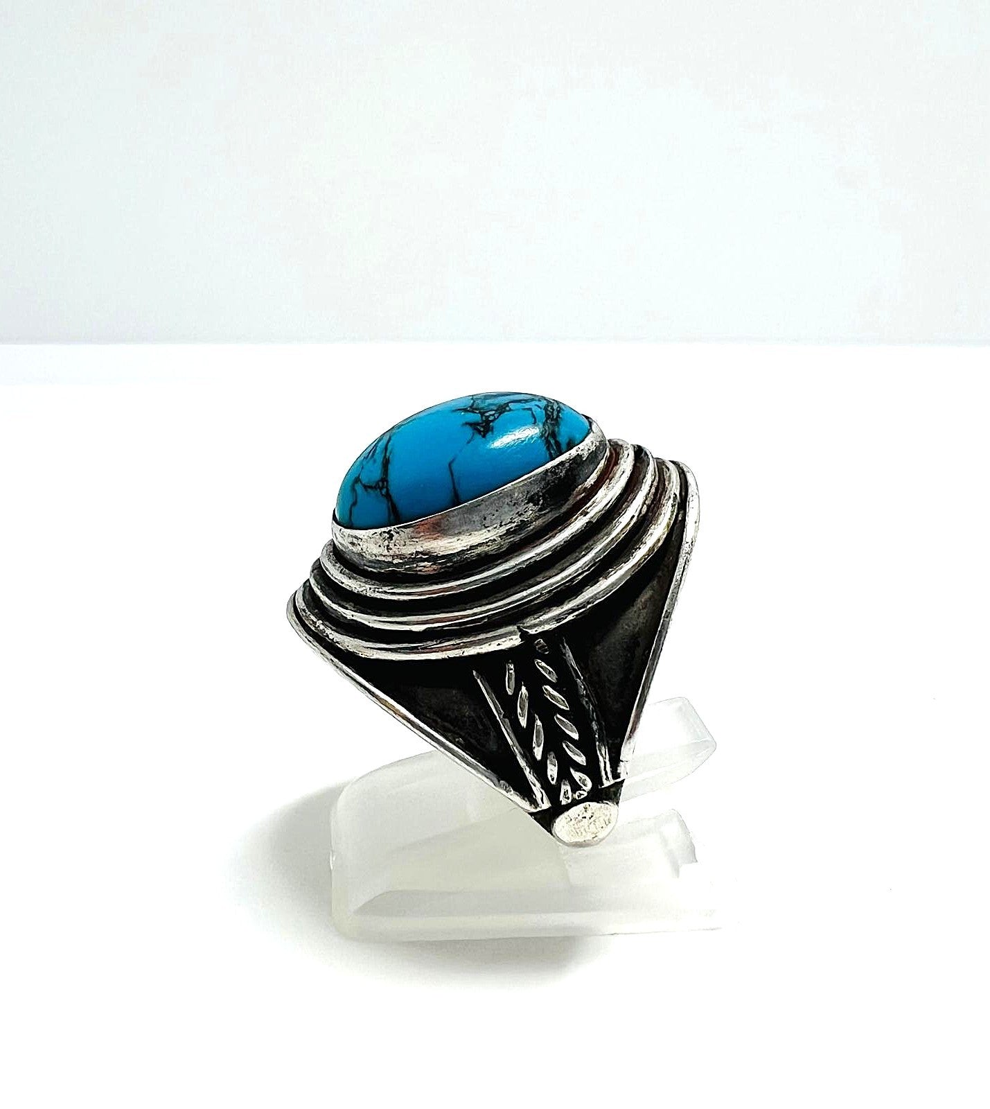 Silberring mit Türkis Cabochon