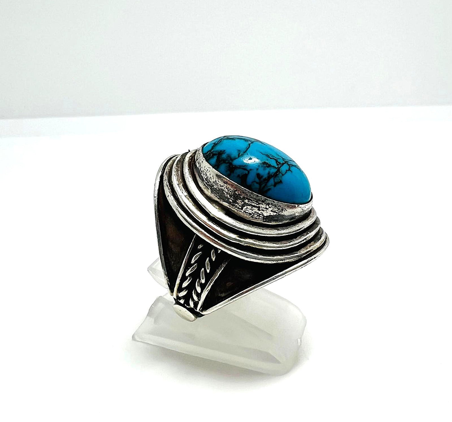 Silberring mit Türkis Cabochon