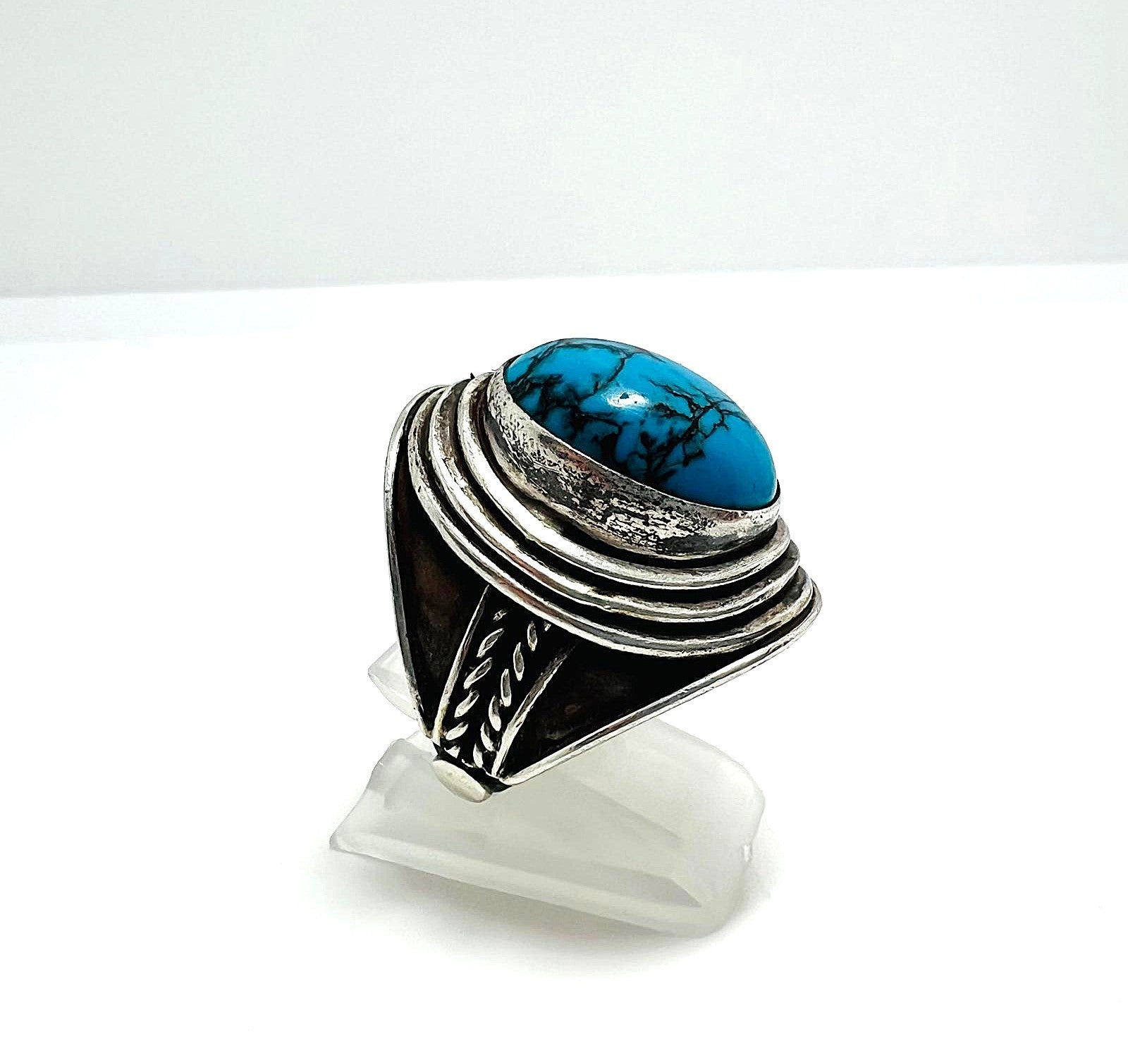 Silberring mit Türkis Cabochon