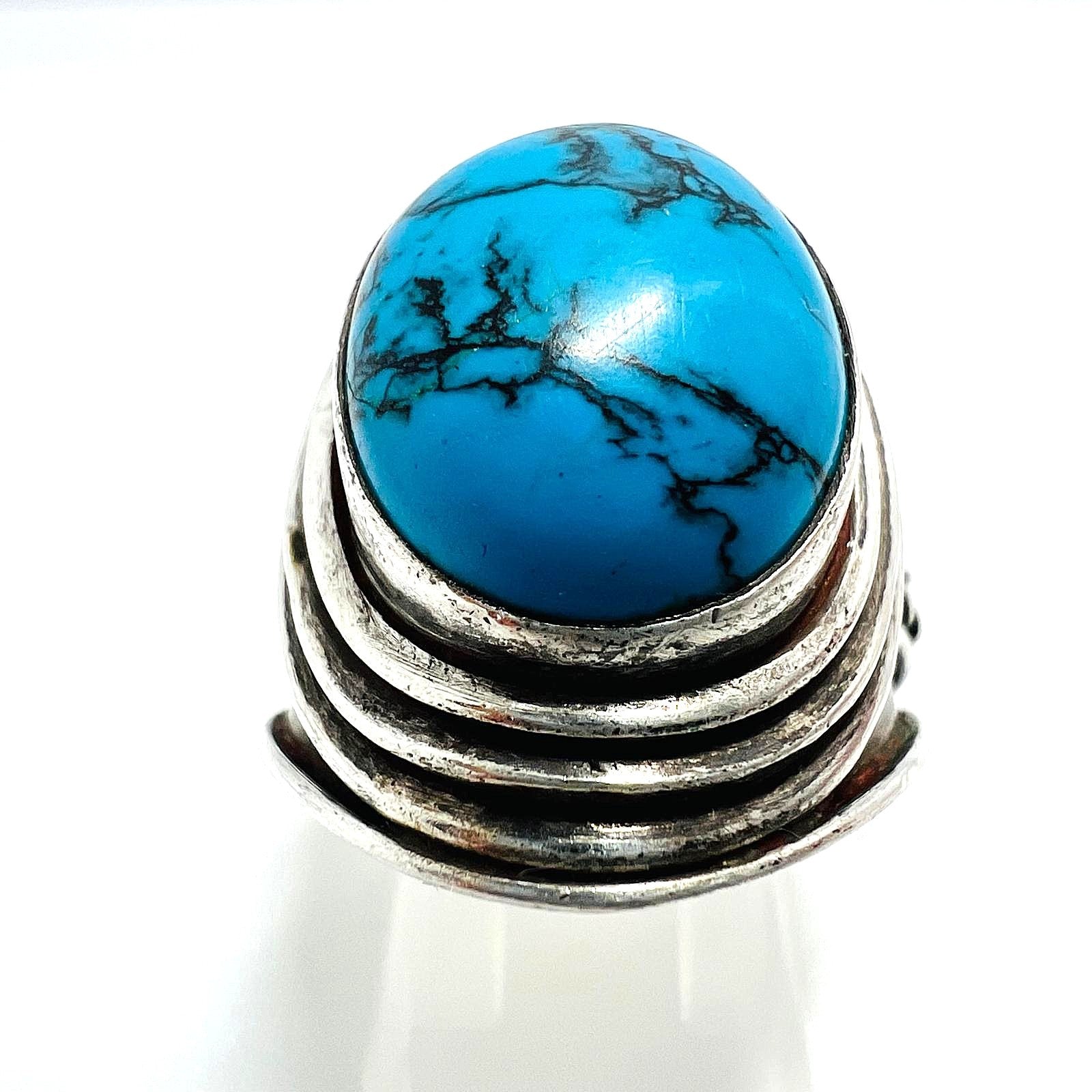 Silberring mit Türkis Cabochon