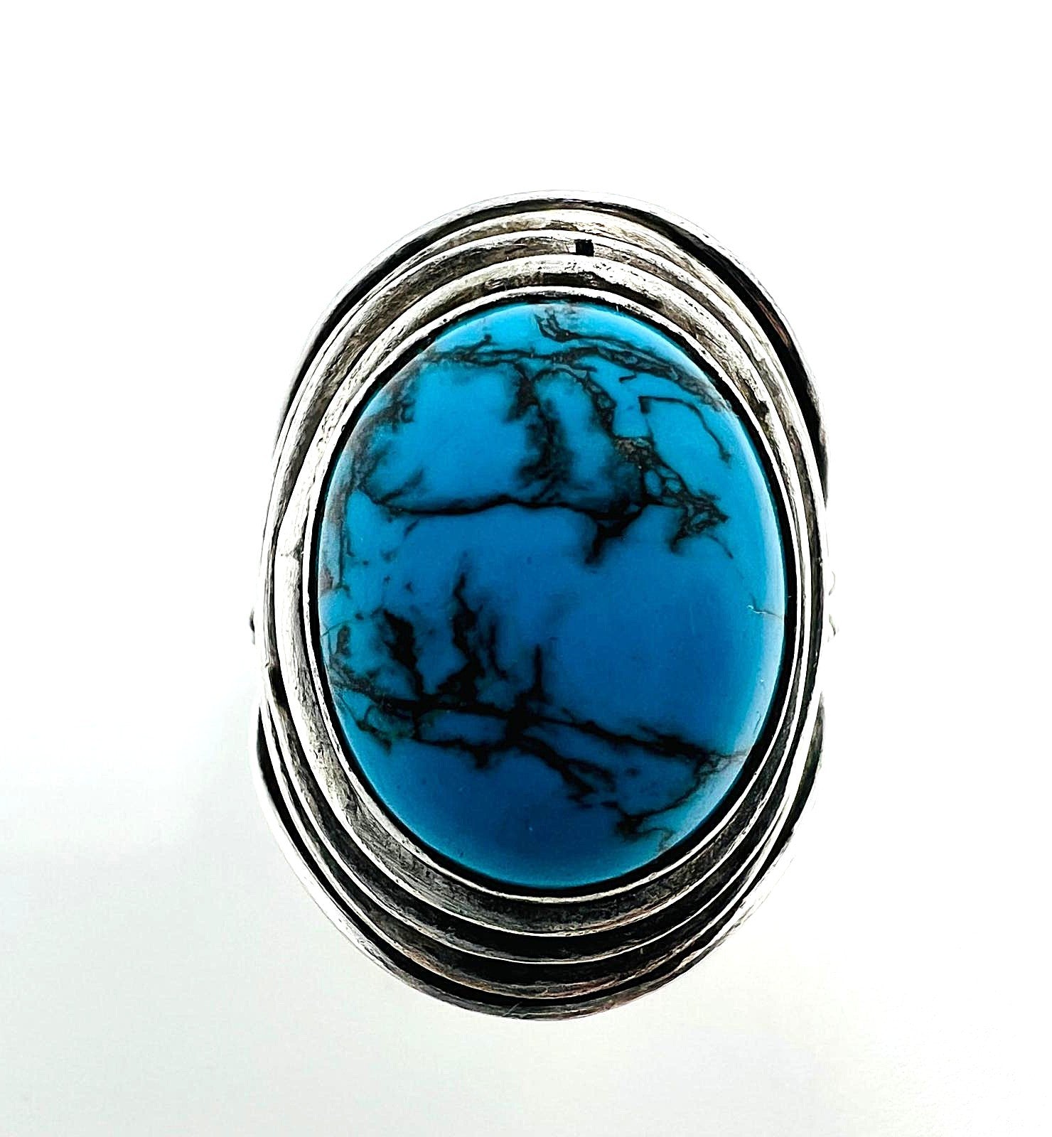 Silberring mit Türkis Cabochon