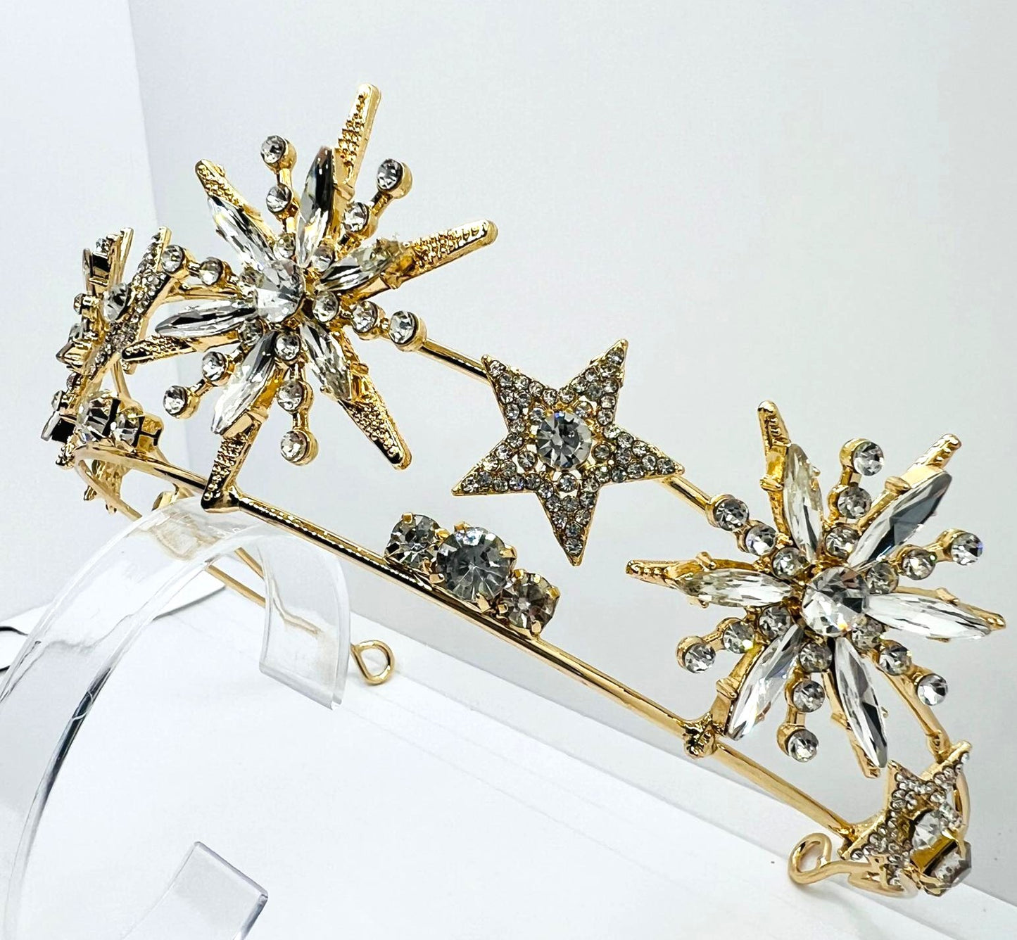 Sternen Tiara mit Strass 