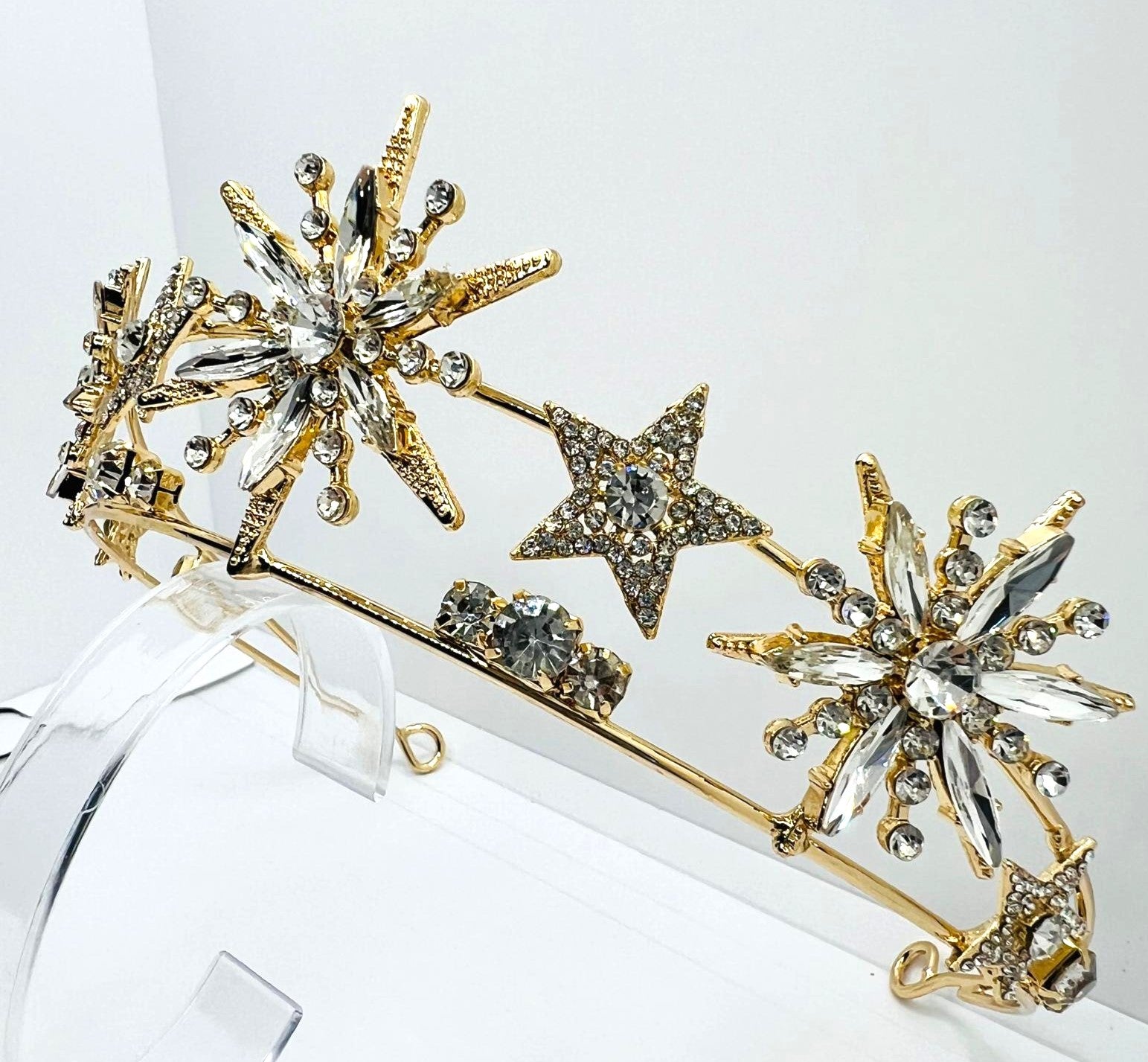 Sternen Tiara mit Strass 