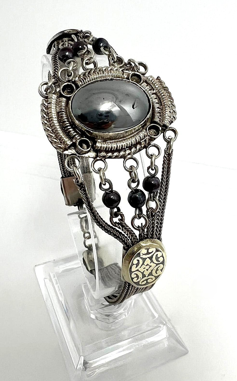 Vintage 900 Silber Armband 