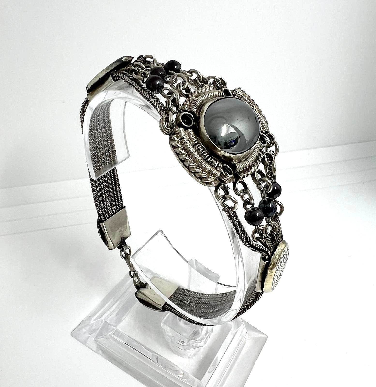 Vintage 900 Silber Armband 