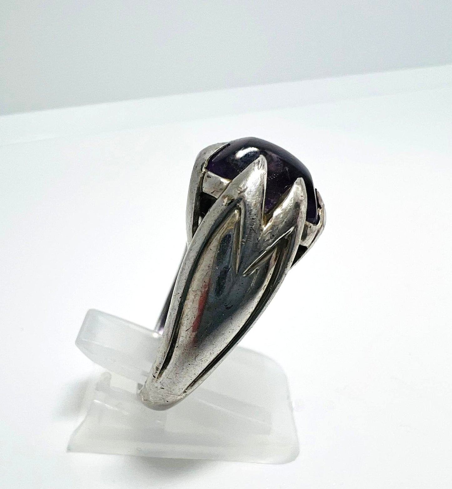 Vintage 925 Silber Amethyst Ring Gr. 53