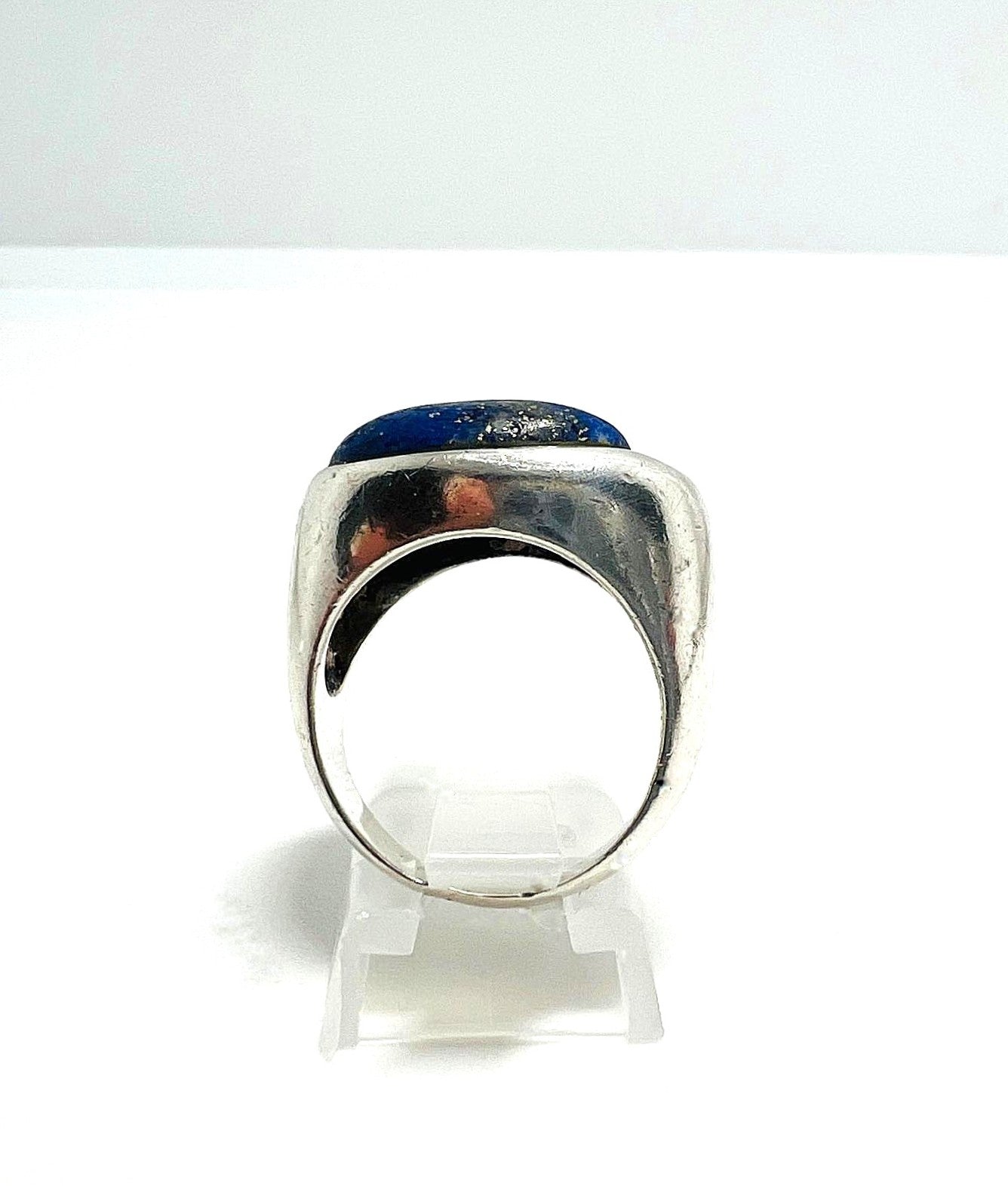 Vintage 925er Silberring mit Lapis Lazuli