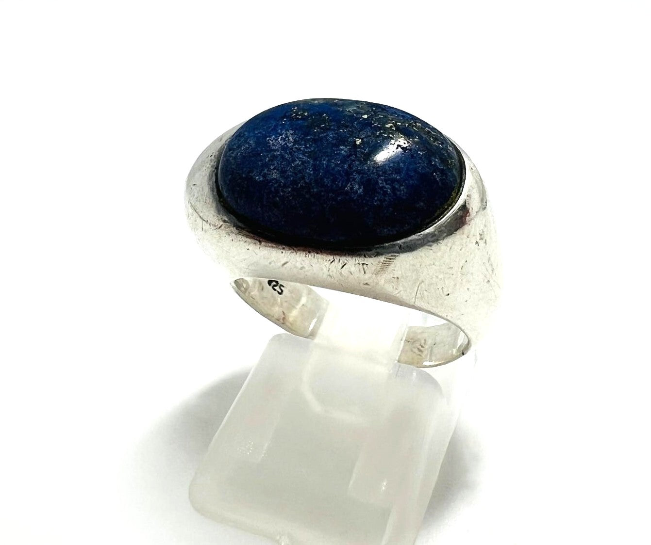 Vintage 925er Silberring mit Lapis Lazuli