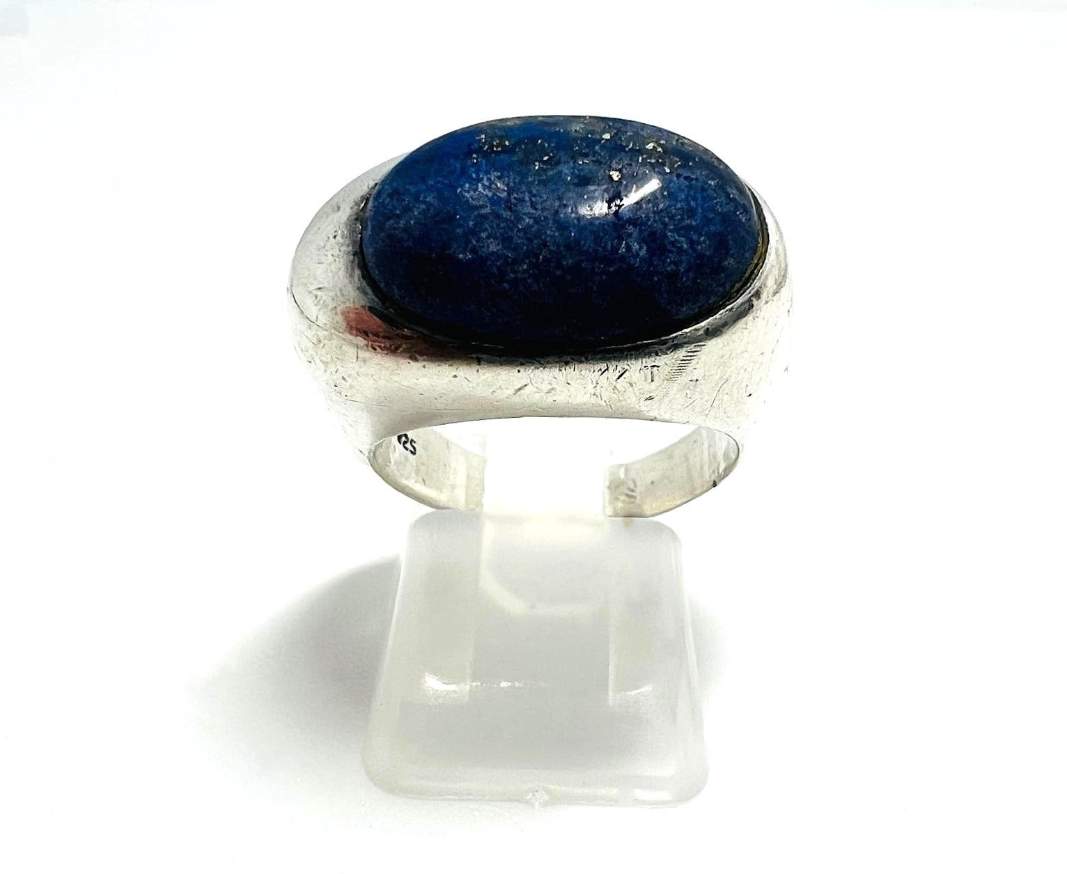 Vintage 925er Silberring mit Lapis Lazuli