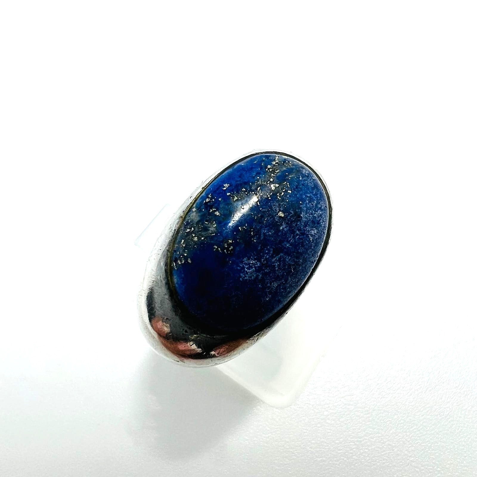 Vintage 925er Silberring mit Lapis Lazuli